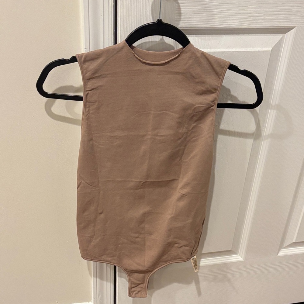 SKIMS Tan Sleeveless Bodysuit
